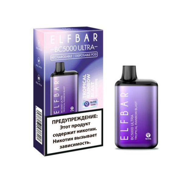 Elfbar BC5000 (Тропические фруктовые конфеты), 5000 тяг в Магадане