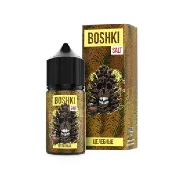 Жидкость BOSHKI Salt Целебные (Мёд трава чай хвоя) (30 мл, 20 мг/мл) в Магадане