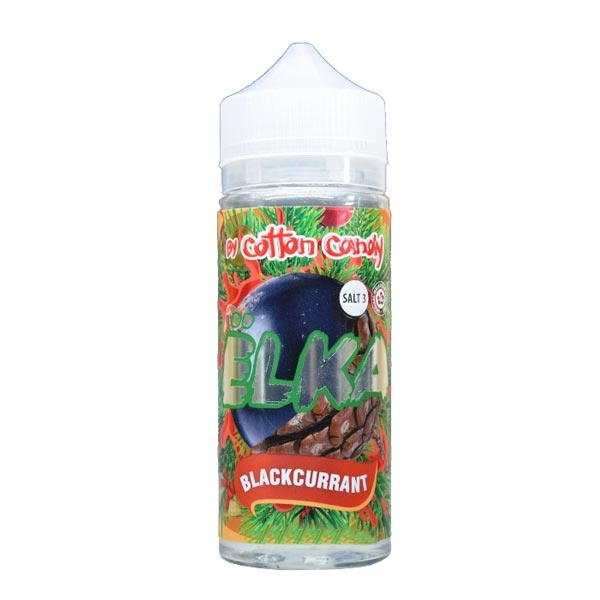 Жидкость Cotton Candy ЁLKA BLACKCURRANT (Хвоя С Мятой И Чёрной Смородиной) (120 мл, 0 мг/мл) в Магадане
