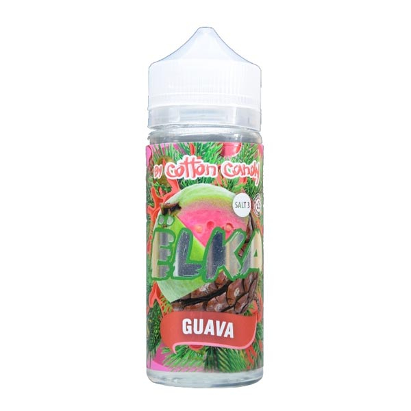Жидкость Cotton Candy ЁLKA GUAVA (Хвоя С Мятой И Гуавой) (120 мл, 0 мг/мл) в Магадане