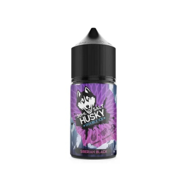 Жидкость Husky salt Double ice Siberian Black (Малина ежевика мята) (30 мл, 20 мг/мл) в Магадане