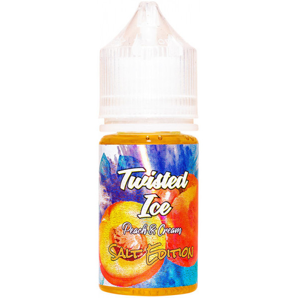 Жидкость Twisted Ice Salt Peach&Cream (Персиково Сливочный Щербет) (30 мл, 20 мг/мл) в Магадане