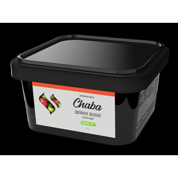 Безникотиновая смесь Chaba Double Apple Двойное Яблоко 200 грамм в Магадане