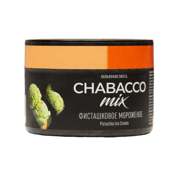 Бестабачная смесь Chabacco Mix Medium Pistachio Ice Cream 50 грамм в Магадане