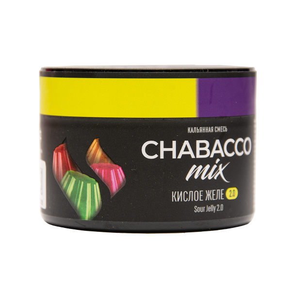 Бестабачная смесь Chabacco Mix Medium Sour Jelly 2.0 50 грамм в Магадане