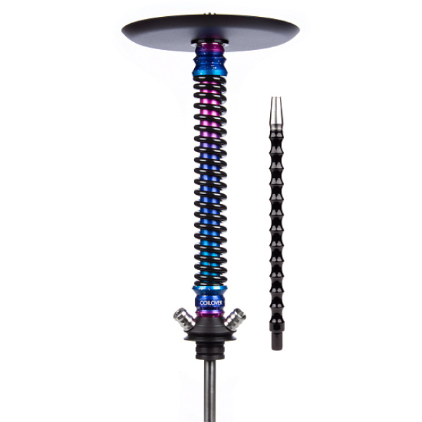 Кальян Mamay Customs Coilover Big Anod Blue Space Черный Глянец в Магадане