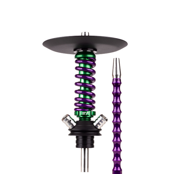 Кальян Mamay Customs Coilovers Micro Anod Green Фиолетовый Лак в Магадане