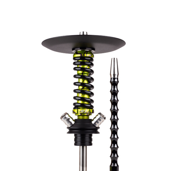 Кальян Mamay Customs Coilovers Micro Anod Oliva Splash Черный Глянец в Магадане