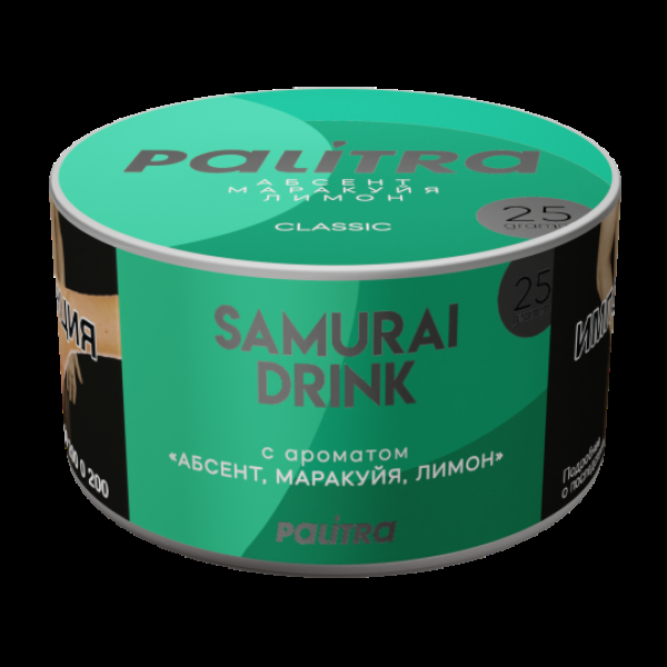 Табак Palitra Samurai Drink Напиток Самурая 25 грамм в Магадане