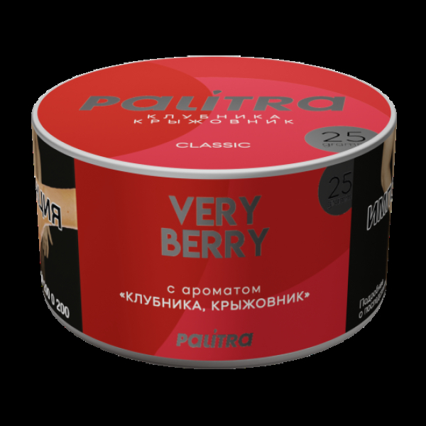 Табак Palitra Very Berry Клубника Крыжовник 25 грамм в Магадане