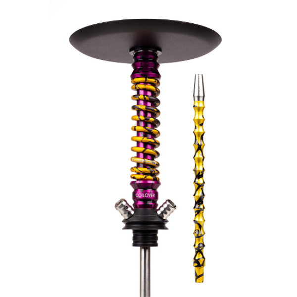 Кальян Mamay Customs Coilovers Mini Special Anod Purple Splash Gold Splash в Магадане