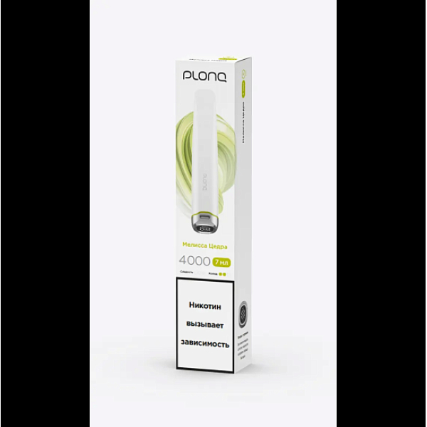 Электронка Plonq Plus Pro 4000 Мелиcса Цедра 4000 затяжек в Магадане