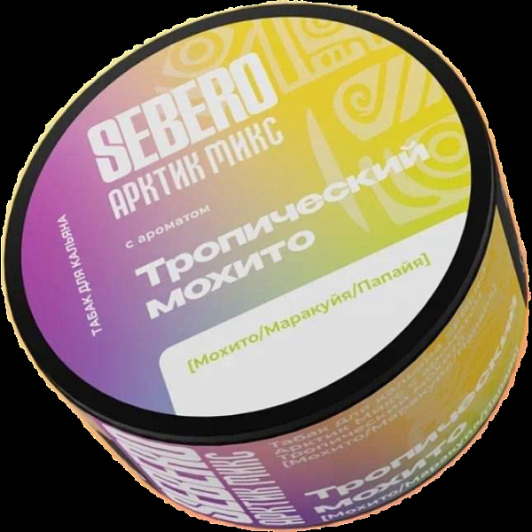 Табак Sebero Арктик Микс Тропический Мохито Мохито Маракуйя Папайя 100 грамм в Магадане