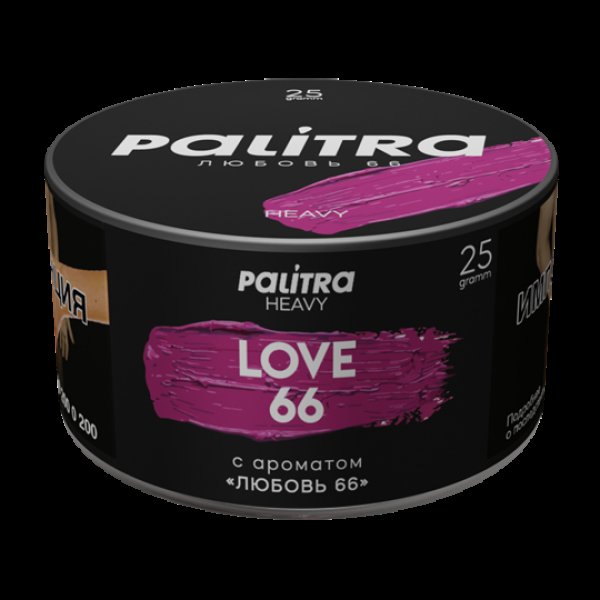 Табак Palitra Heavy Любовь 66 Love 66 25 грамм в Магадане
